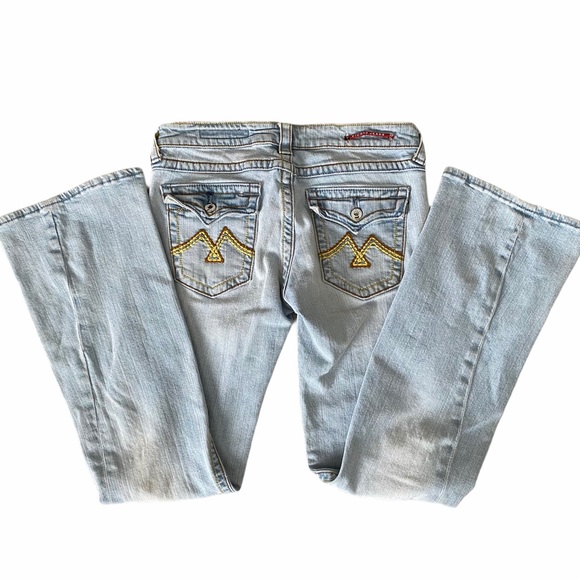 Vigoss Flare Light Wash Jeans Size 7/8 - Picture 6 of 6